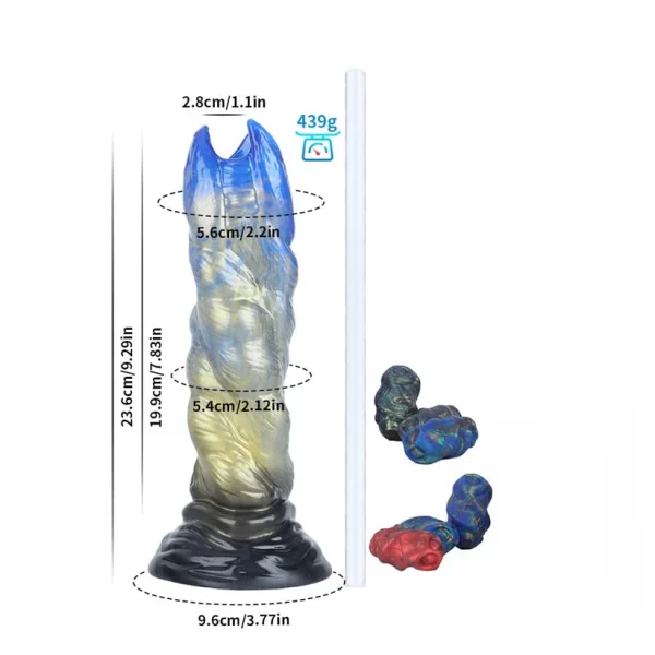 Cannibal Flower Dildo Fanatsy Blue 9.2 Inch