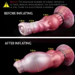 Dog Dildo Inflatable Knot Design