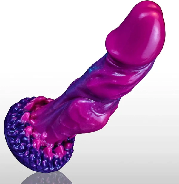 Dragon Purple Dildo Zeus Exotic 7.6 Inch