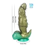 Emerald Dragon Monster Cock 9.05 Inch