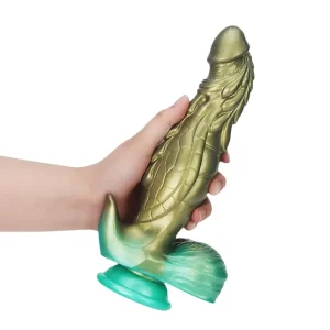 Emerald Dragon Monster Cock 9.05 Inch