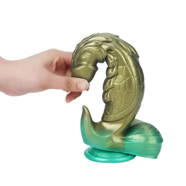 Emerald Dragon Monster Cock 9.05 Inch