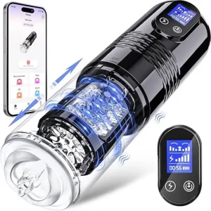 Eorone Male Sex Toy 10 Vibrating & 6 Thrusting