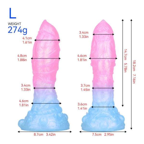 Fantasy Girl Dildo Pink Top-Grade Silicone