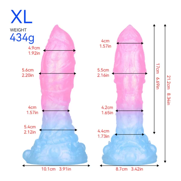 Fantasy Girl Dildo Pink Top-Grade Silicone