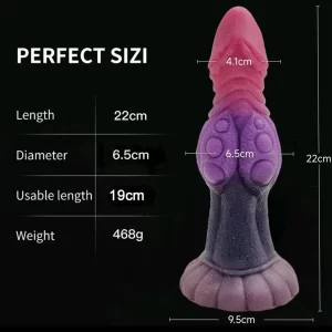 Galaxy Dragon Dildo 8.66 Inches Irresistible Textures