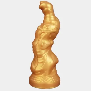 Golden Giant Dragon Dildo 9 Inches