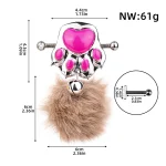 Hello Kitty Nipple Clamps with Plush Pendants