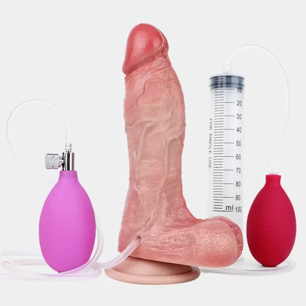 Inflatable Cuming Dildo Realistic 7.48 Inch