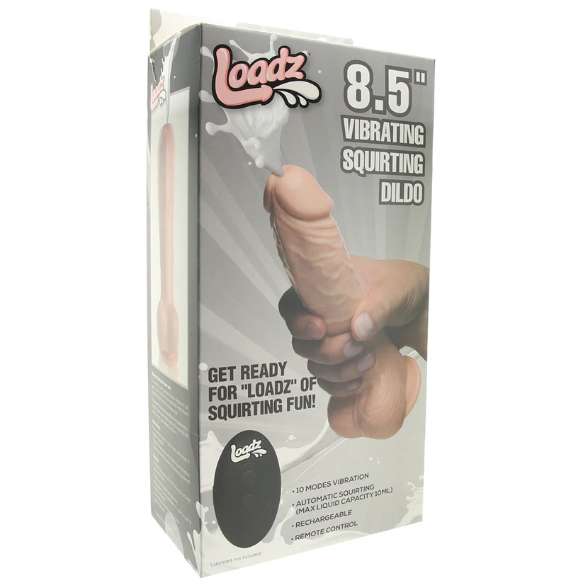 Loadz 8.5 Inch Vibrating Squirting Dildo Review