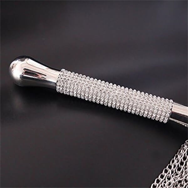 Metal Flogger With Diamond Handle