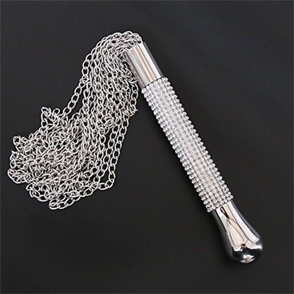 Metal Flogger With Diamond Handle