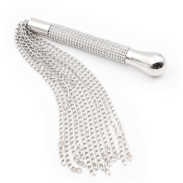 Metal Flogger With Diamond Handle