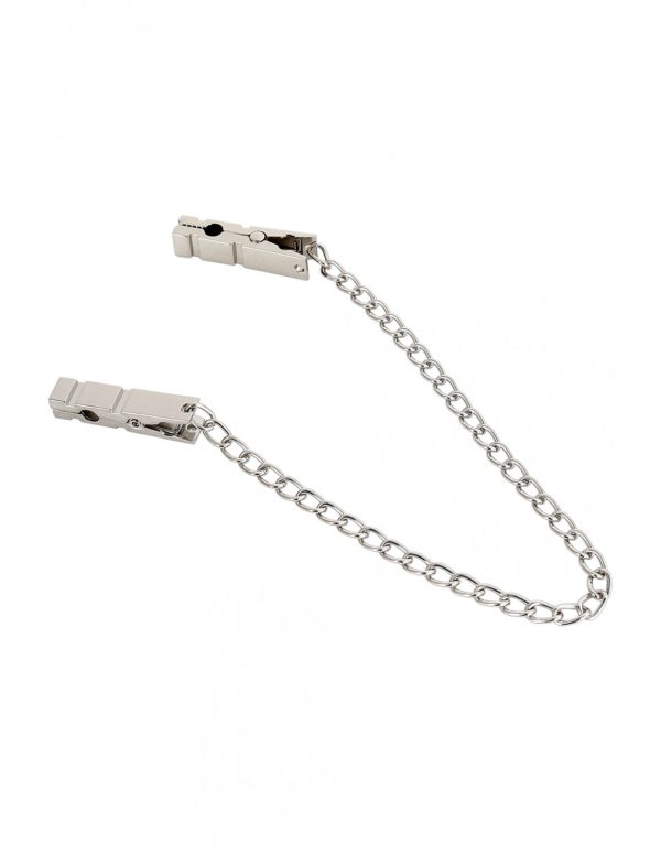 Anesidora Metal Nipple Clamps With Chain