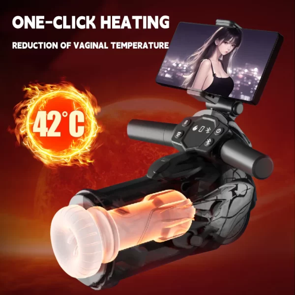 Motorcycle Male Stroker Telescopic Cup