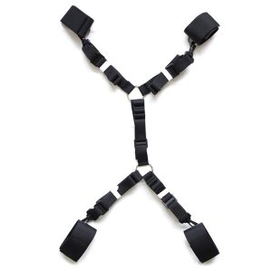 Nylon Bondage Bed Restraints Handcuffs