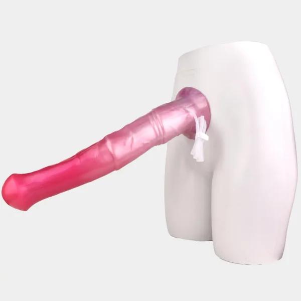 Pink Horse Dildo That Cums Flexible Design