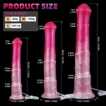 Pink Horse Dildo That Cums Flexible Design