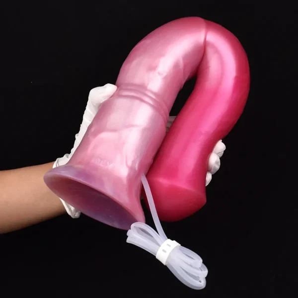 Pink Horse Dildo That Cums Flexible Design