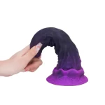 Purple Monster Dildo Intricate Texture