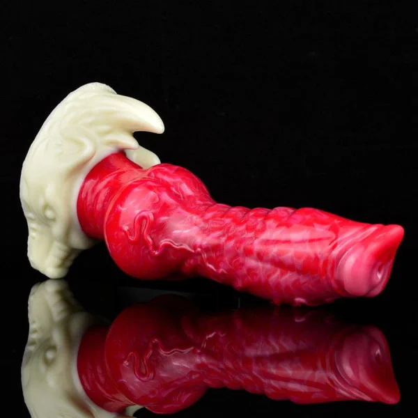 Riding Dog Dildo Silky-Smooth Silicone