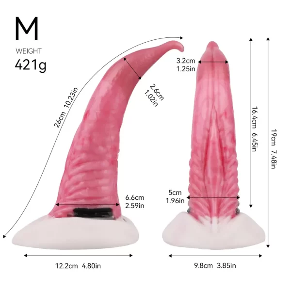 Whale Dildo Premium Silicone - 5 Sizes