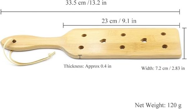 Wooden Bdsm Paddle Heart Design