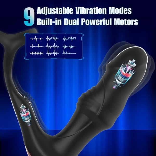 Wriggling Prostate Massager 3-In-1