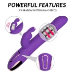 Rabbit Spinning Bead Vibrator​ Premium silicone