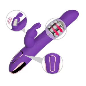 Rabbit Spinning Bead Vibrator​ Premium silicone