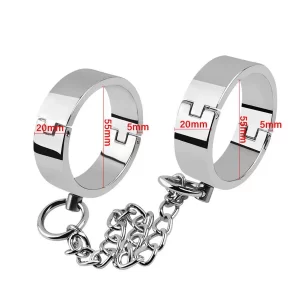 Stainless Steel Bondage Cuffs 4 Sizes