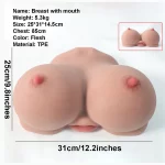 Breast Sex Toy Lifelike Replication 11LBS