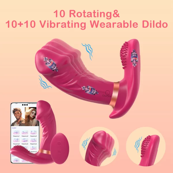 Cerberus Deep Wearable Dildo Swing Fun