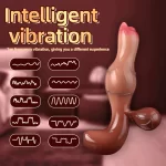 Dog Dildo Vibrator 8.3 Inches Realistic Design