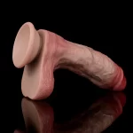 Dual-Density Curved Dildo 7.6 Inches