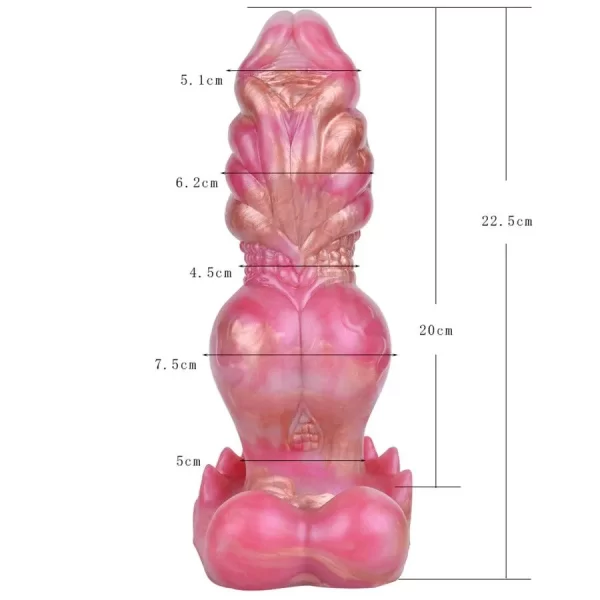 Holly Wolf Dildo Fantasy Design 8.8 Inches