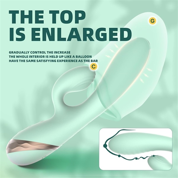 Inflatable Vibrator G Spot & Rabbit Design