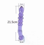 Rain Ribbed Dildo 8.4 Inches