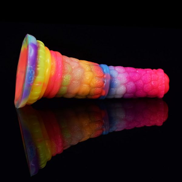 Rainbow Horse Dildo Luminous