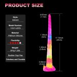 Rainbow Unicorn Dildo Luminous