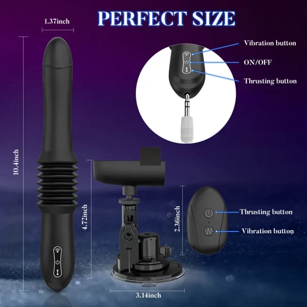 Auto Dildo Handsfree Machine 10 Inches