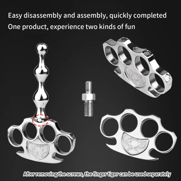 Brass knuckles Sound Rod Stainless Steel