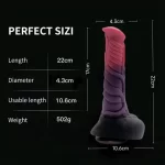 Centaur Dildo Fantasy Design 8 Inches