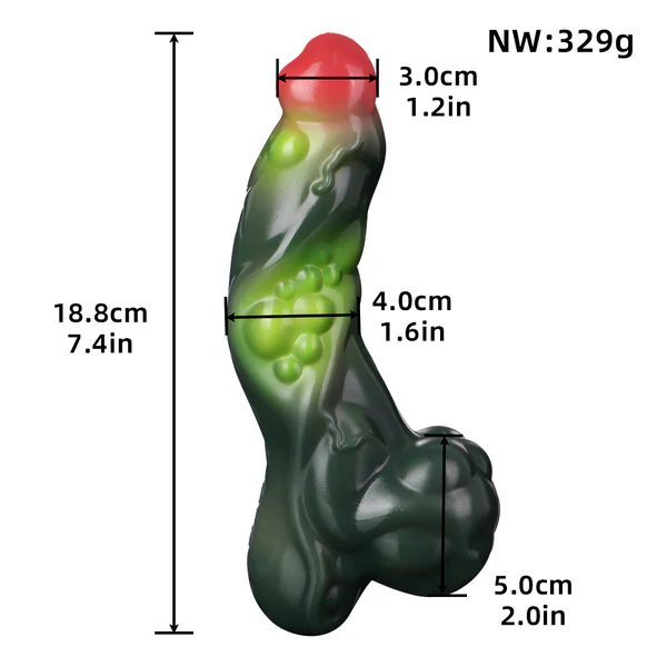 Mutant Monster Dildo 7.4 Inches Handheld