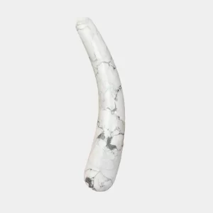 White turquoise Horn Tip Wand Massager