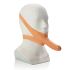 Face Dildo Strap on Realistic Flesh Silicone