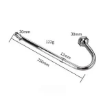 Stainless Steel Butt Hook 9.8 Inches