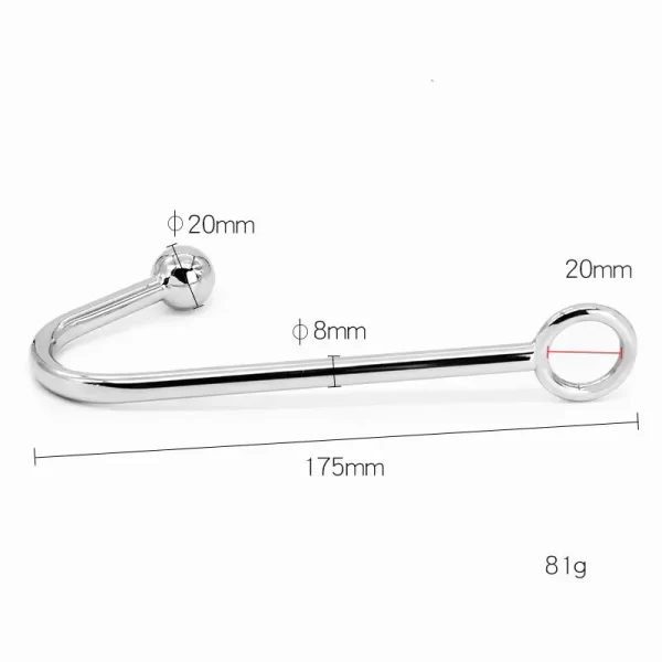 Stainless Steel Butt Hook 9.8 Inches