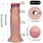 Anesidora Realistic Ovipositor Dildo 6.5 Inches