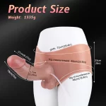 Anesidora Squirting Strap On Realistic Design 8.2 Inches